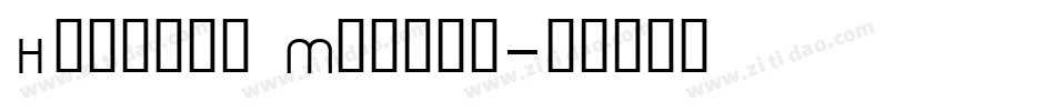 Horatio Medium字体转换